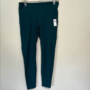 Teal High-Waisted Leggings